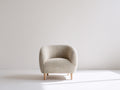 Sessel mit Stoffbezug 85x80x78 cm Beige - Gepolstert - Modernes Design